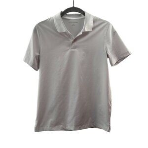 Boys White Short-Sleeve Polo Shirt Large School Concert Preppy Collared Party